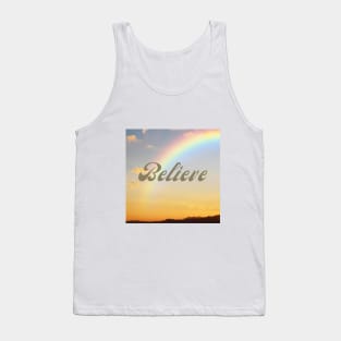 Believe Rainbow Tank Top